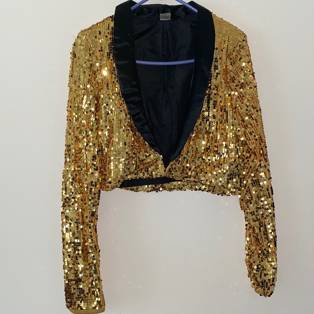 Gold Sequence Jazz Blazer